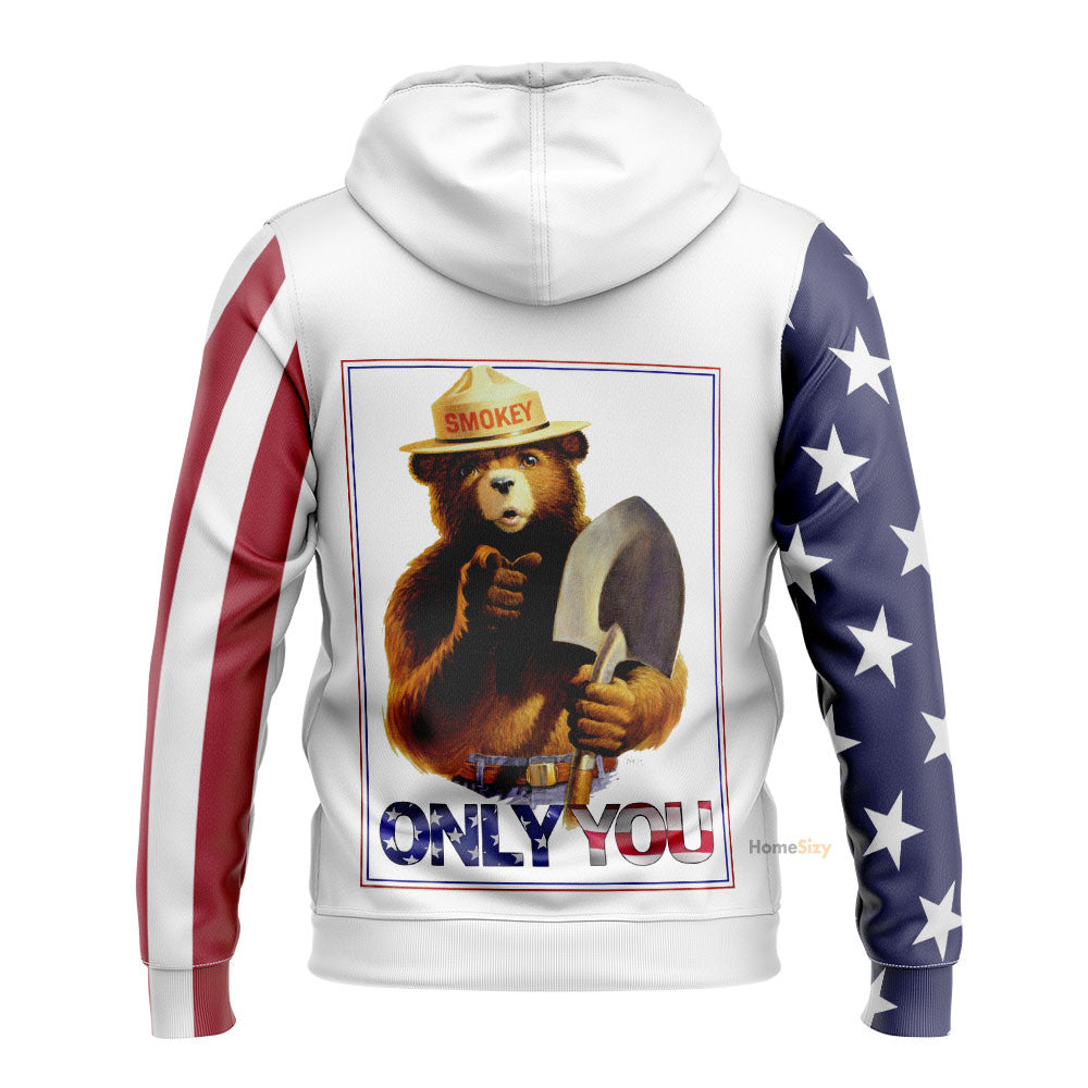 Smokey Bear Custom Hoodie QT307136