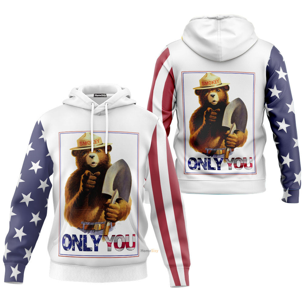 Smokey Bear Custom Hoodie QT307136