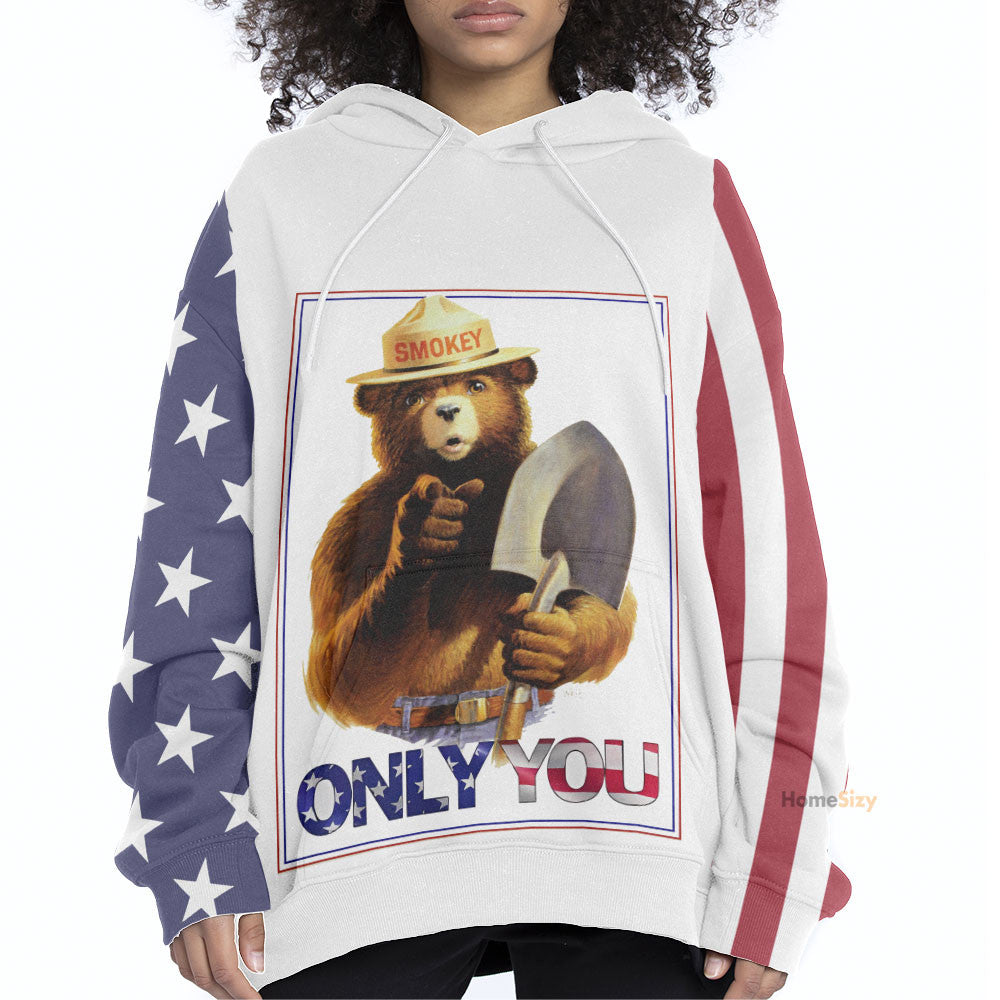 Smokey Bear Custom Hoodie QT307136