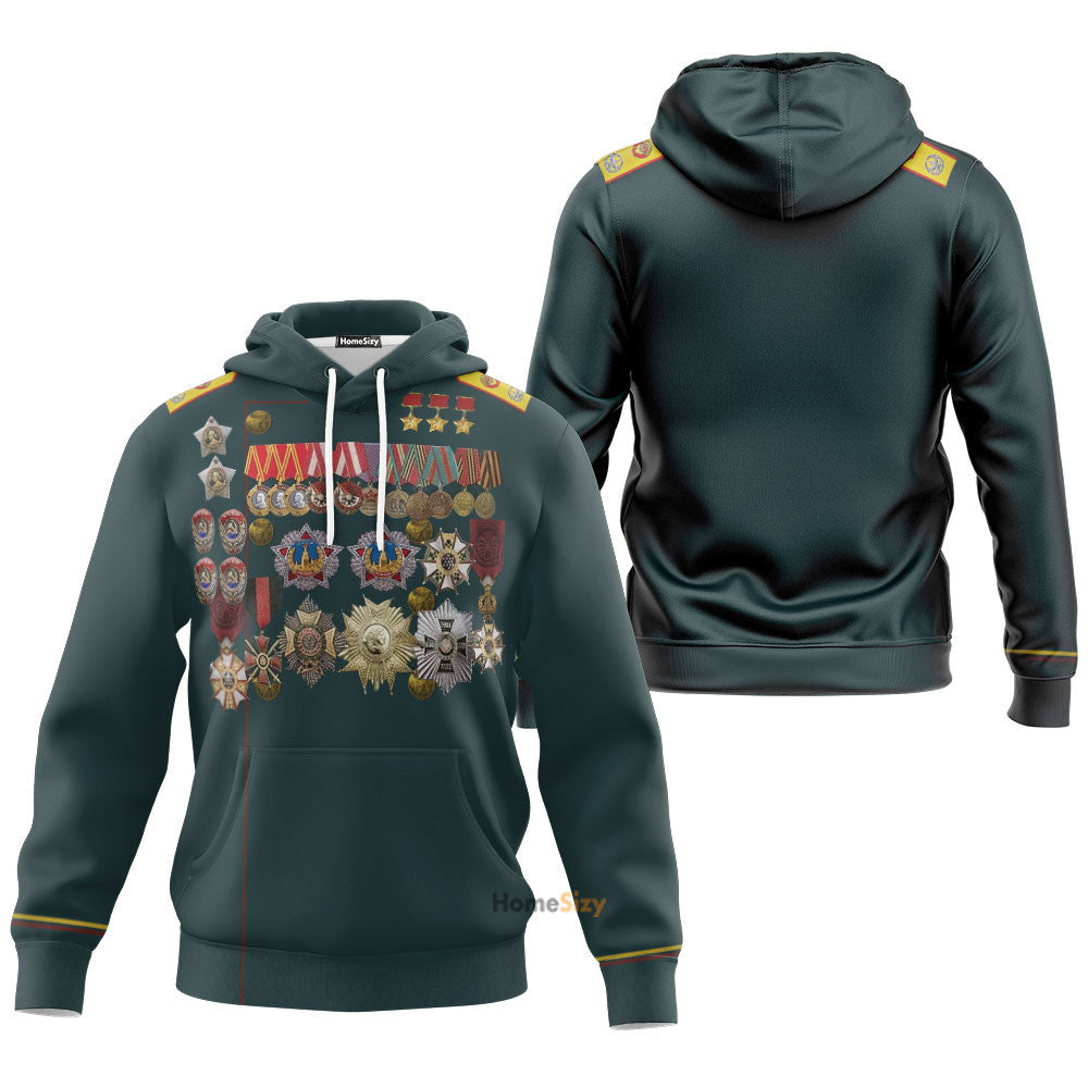Georgy Zhukov Custom Cosplay Costume Hoodie QT207009Hf Zip Hoodie Sweatshirt