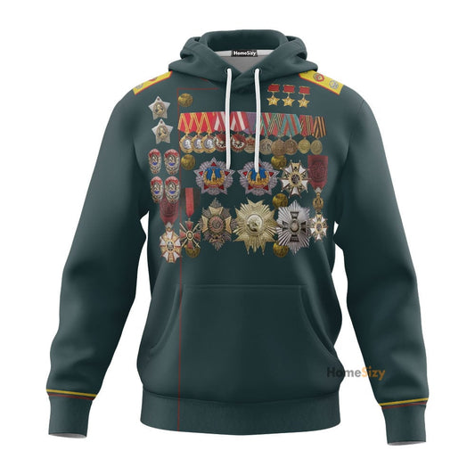 Georgy Zhukov Custom Cosplay Costume Hoodie QT207009Hf Zip Hoodie Sweatshirt