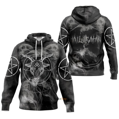 Satanic Not Today Jesus Custom Hoodie QT210147Hf