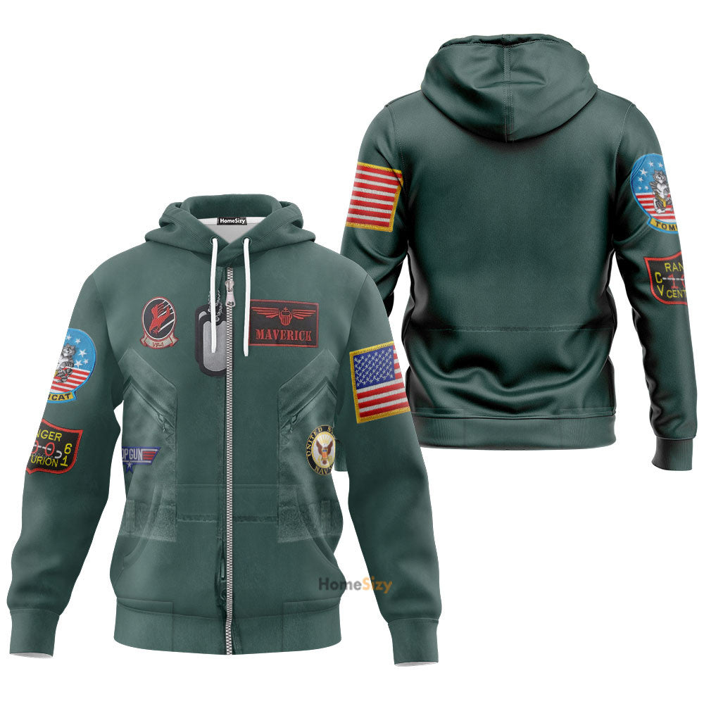 MAVERICK Custom Cosplay Costume Sweatshirt Hoodie QT209237Hg