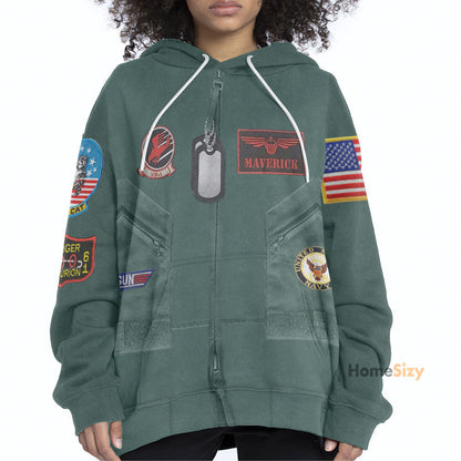 MAVERICK Custom Cosplay Costume Sweatshirt Hoodie QT209237Hg
