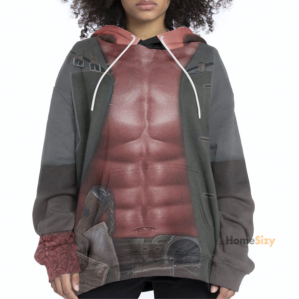 Hellboy costume Custom Cosplay Costume Hoodie Sweatshirt QT210361