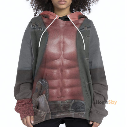 Hellboy costume Custom Cosplay Costume Hoodie Sweatshirt QT210361