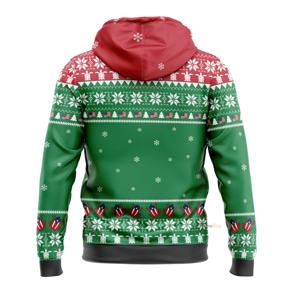 Frog Hoppy Holiday - Christmas Gift For Adults - Hoodie QT309530