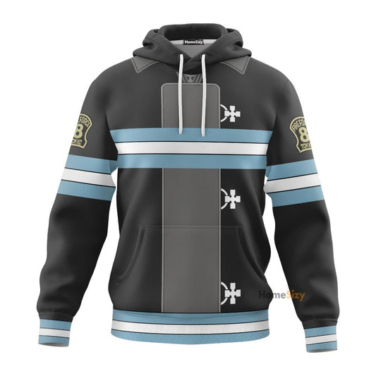 Fire Force Company 8 - Gift For Anime Fans - Cosplay Costume Hoodie QT205492