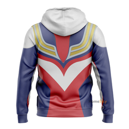 Power Rangers Ultraman Tiga - Cosplay Costume Hoodie QT309845