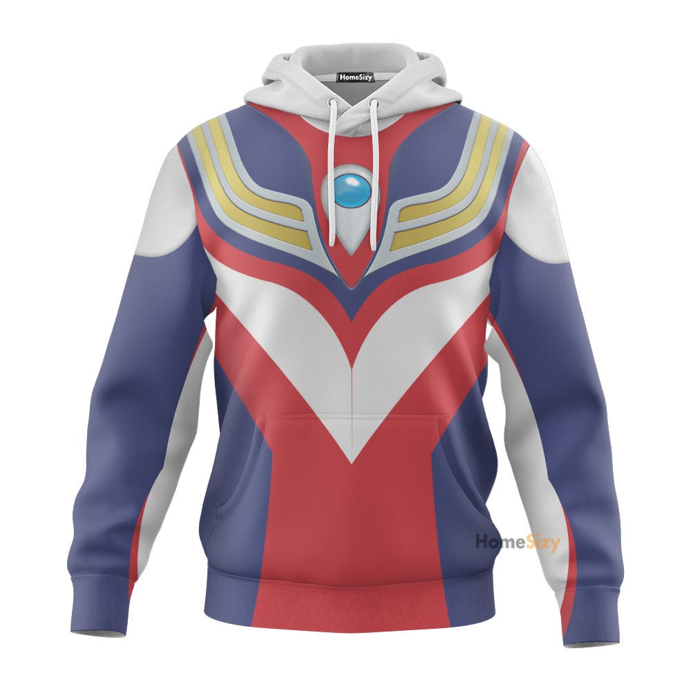 Power Rangers Ultraman Tiga - Cosplay Costume Hoodie QT309845