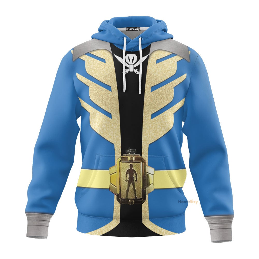Power Rangers Super Megaforce Blue Ranger - Cosplay Costume Hoodie QT312053