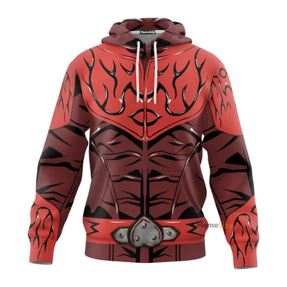 Kamen Rider Den-O Momotaros - Cosplay Costume Hoodie QT312054