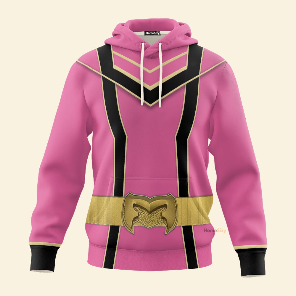 Pink Power Rangers Mystic Force Cosplay Costume - Hoodie