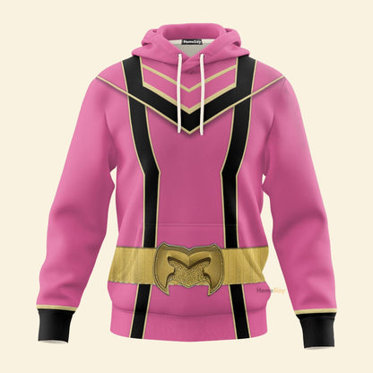 Pink Power Rangers Mystic Force Cosplay Costume - Hoodie