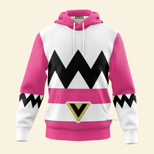 Pink Power Rangers Lost Galaxy Cosplay Costume - Hoodie