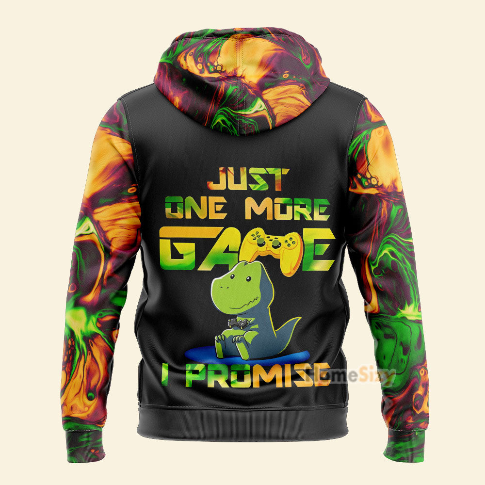 Dinosaur Just One More Game TTM Hoodie