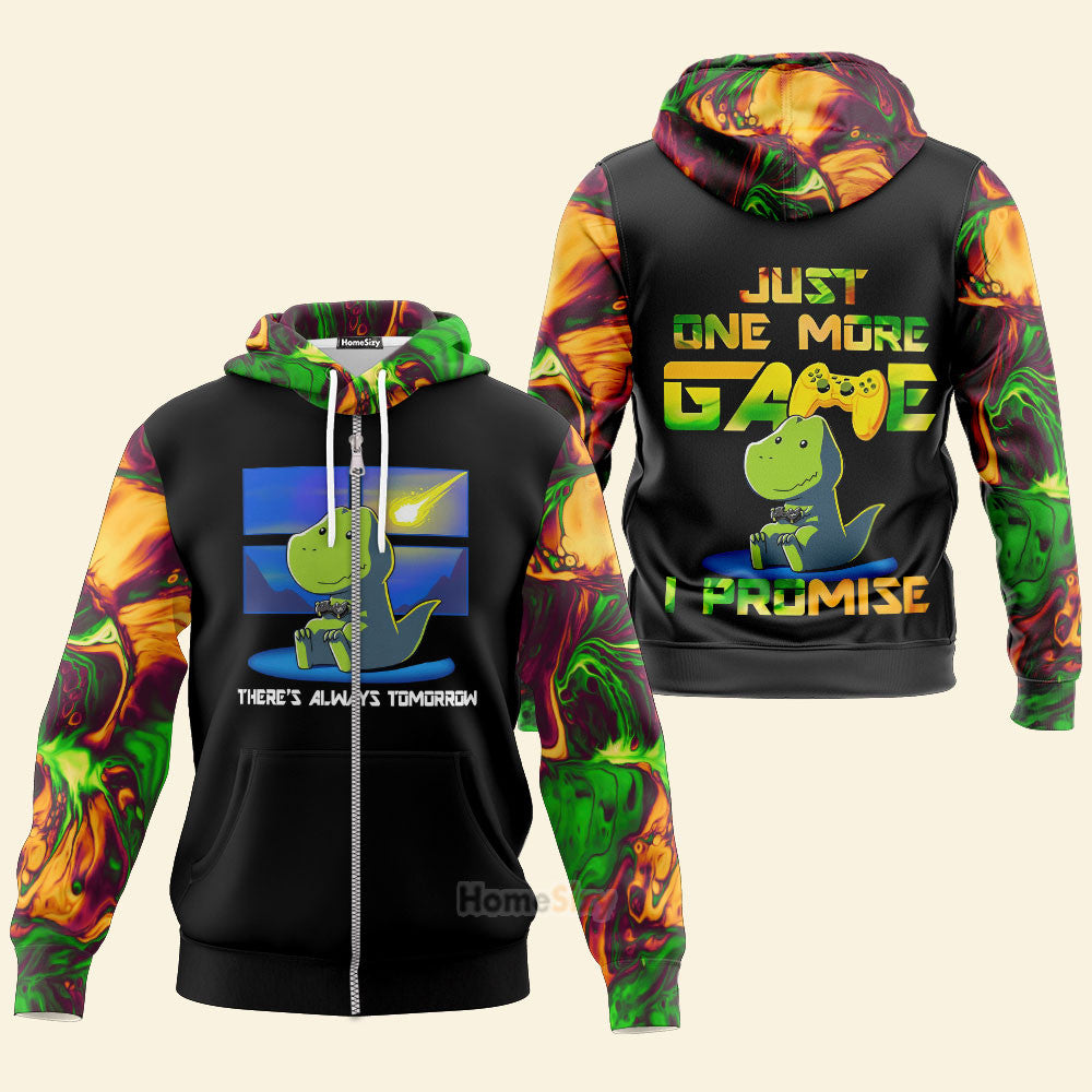 Dinosaur Just One More Game TTM Hoodie