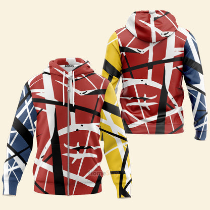 Frankenstrat RGB Mix Custom Hoodie QT4080902