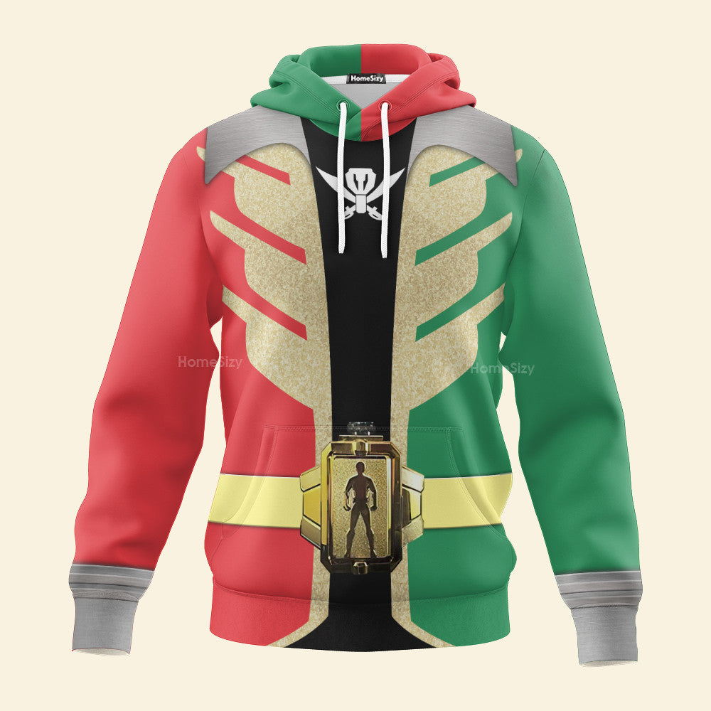 Power Rangers Super Megaforce Christmas Cosplay Costume - Hoodie QT4091401