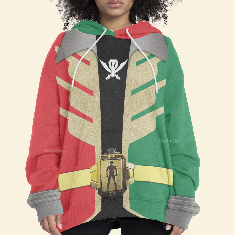 Power Rangers Super Megaforce Christmas Cosplay Costume - Hoodie QT4091401
