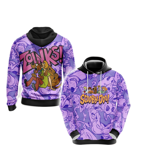 Scooby Doo Hoodie Scooby Doo And Friends Zoink Hoodie Purple Unisex - Cozy Hoodie For Cold Weather