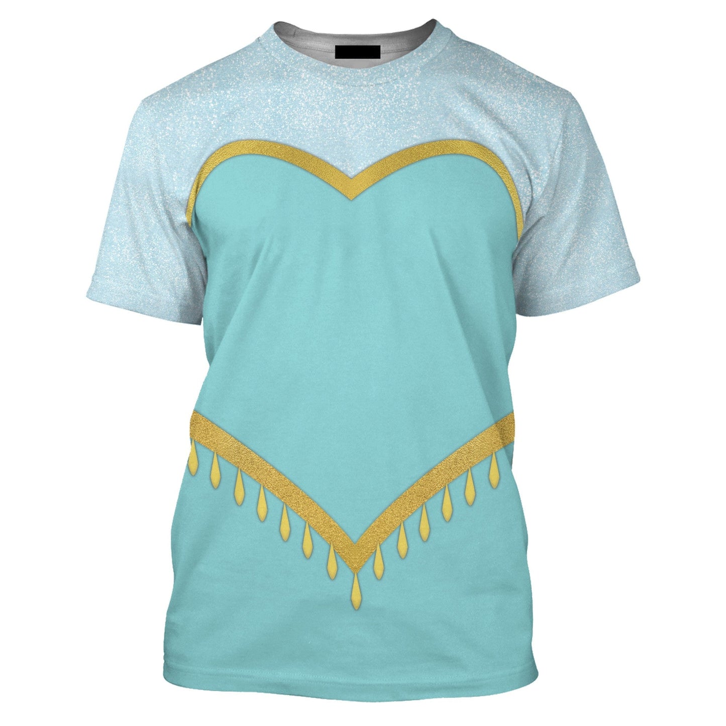 Disney T-Shirt Princess Jasmine Aladdin Costume T-Shirt Blue Unisex Adults New Release - Trendy Gift For Men & Women