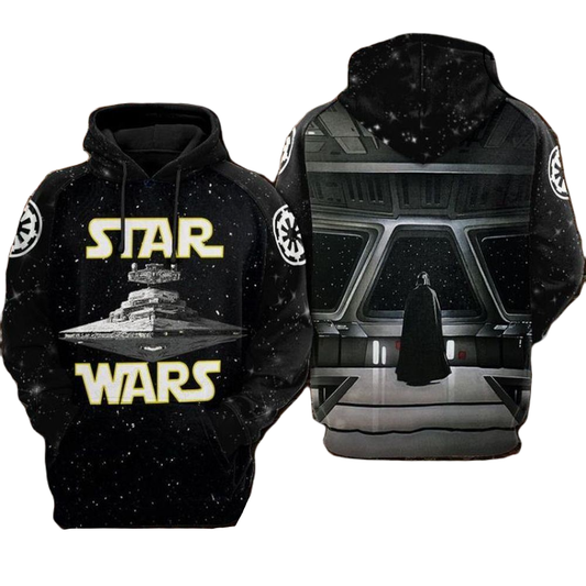 Starwars Hoodie Starwars Imperial Star Destroyer Hoodie Black Unisex