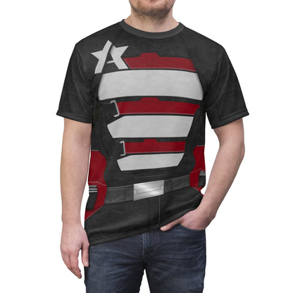 US Agent The Falcon And The Winter Soldier Costume T-Shirt