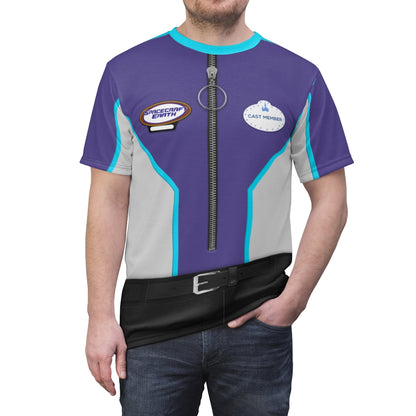 Epcot Spaceship Merch Uniform Costume T-shirt For Men