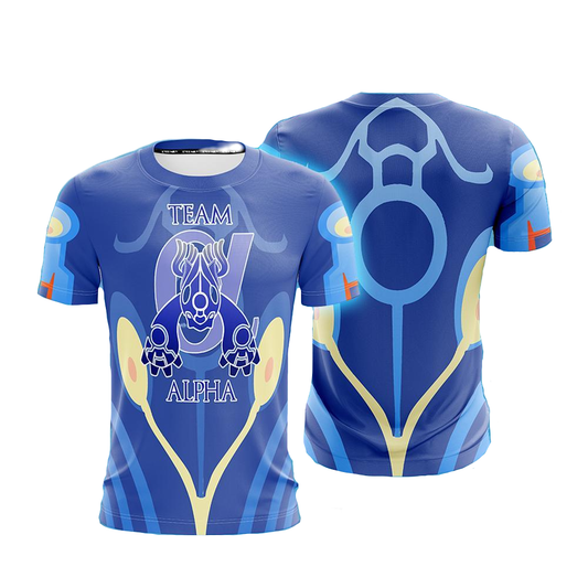 Pokemon T-Shirt Kyogre Team Alpha Pokemon Go T-Shirt Blue Unisex - Trendy Gift For Men & Women
