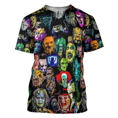  Horror Collection Characters Custom Hoodie Tshirt Apparel