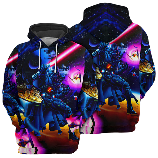 Starwars Hoodie Anakin Skywalker Darth Vader Death Star Graphic Hoodie Colorful Unisex