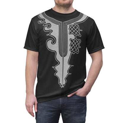 King T'Challa Black Panther Costume T-shirt For Men