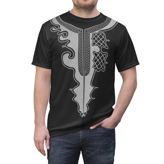 King T'Challa Black Panther Costume T-shirt For Men