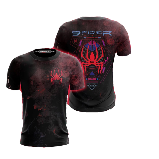 Spiderman T-Shirt Marvel Spiderman Game Mode T-Shirt Black Unisex - Trendy Gift For Men & Women