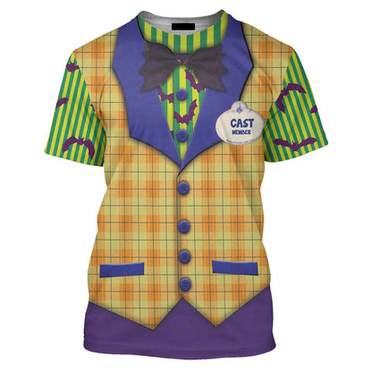 Disney T-Shirt Not So Scary Cast Member Mickey Mouse Costume T-Shirt Colorful Unisex Adults New Release - Trendy Gift For Men & Women