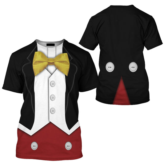 Disney T-Shirt Disney World Magic Kingdom Mickey Mouse Costume T-Shirt Black White Unisex Adults New Release - Trendy Gift For Men & Women
