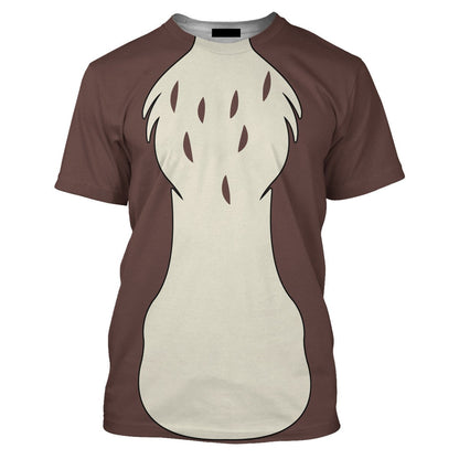 Disney T-Shirt Owl Winnie The Pooh Costume T-Shirt Brown Unisex Adults New Release - Trendy Gift For Men & Women
