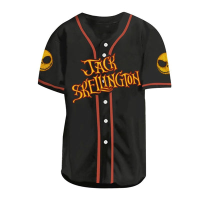 Tnbc Jersey Jack Skellington Halloween Is Coming Black Jersey Shirt Tnbc Baseball