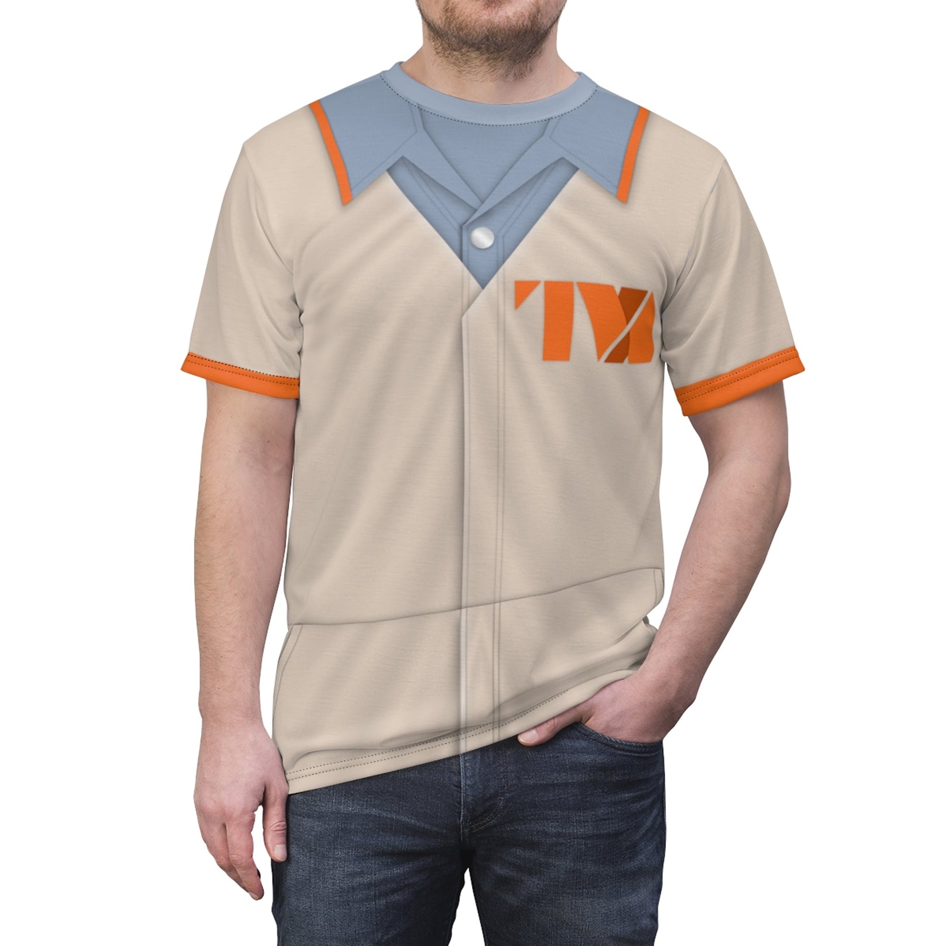 Loki Prison Uniform Loki TV Series Costume T-shirt For Men