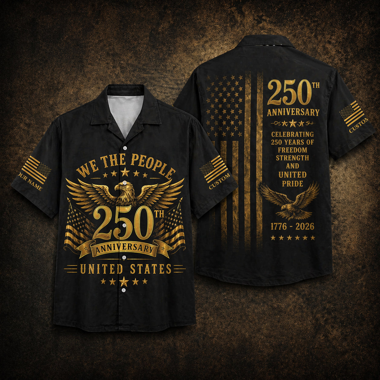 We The People 250th Anniversary Hawaii Shirt USA Eagle 1776-2026 Patriotic