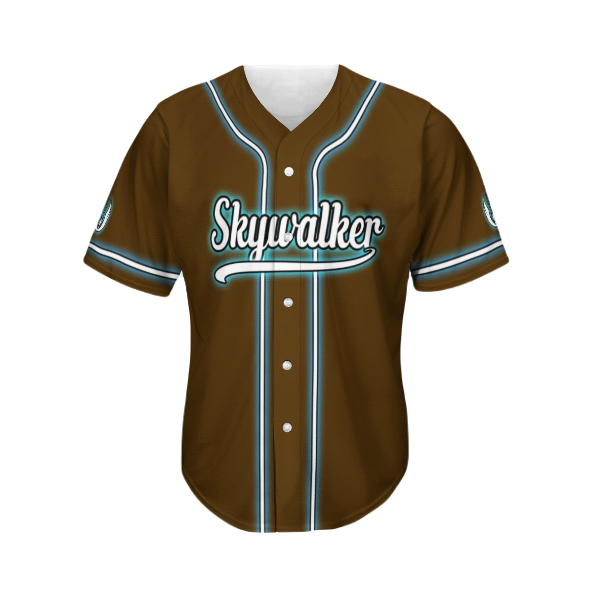 Star Wars Baseball Jersey Anakin Skywalker Star Wars Jersey Shirt Brown Unisex Adult New Release