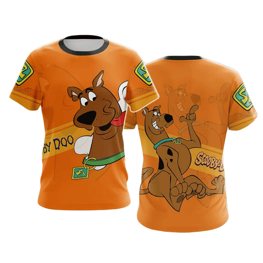 Scooby Doo T-Shirt Scooby Doo Dog Graphic T-Shirt Orange Unisex - Trendy Gift For Men & Women