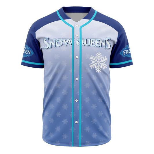 Disney Frozen Jersey Disney Frozen Elsa Snow Queen Blue Jersey Shirt Baseball Elsa Baseball