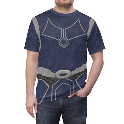 Ahsoka Tano Blue The Clone Wars Costume T-shirt For Men