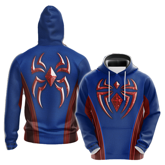 Spiderman Hoodie Marvel Peter Parker Scarlet Iii Suit T-Shirt Red Blue Unisex - Trendy Gift For Men & Women