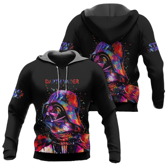 Starwars Hoodie Starwars Darth Vader Gradiant Hoodie Colorful Unisex