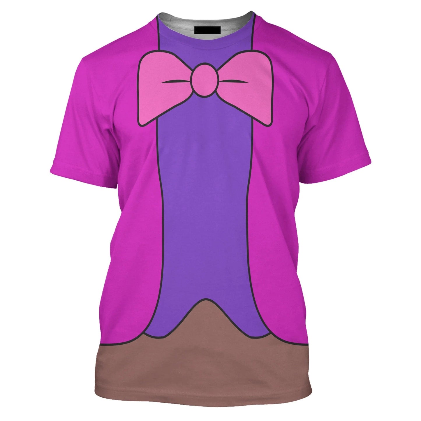 Disney T-Shirt Dormouse Alice In Wonderland Costume T-Shirt Pink Purple Unisex Adults New Release - Trendy Gift For Men & Women