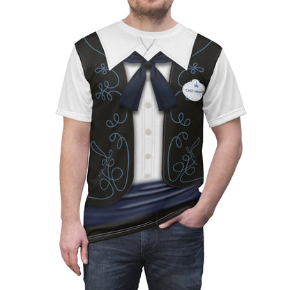 Magic Kingdom Cast Member Uniform Costume T-shirt For Men