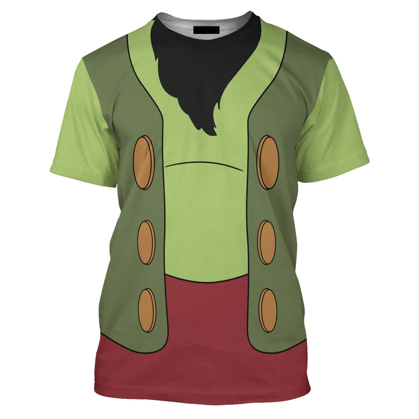 Disney T-Shirt Stromboli Pinocchio Costume T-Shirt Green Unisex Adults New Release - Trendy Gift For Men & Women